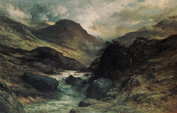 A canyon de Gustave Doré