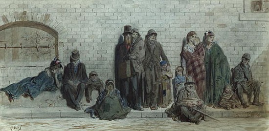 London Street Scene, c.1868-72 de Gustave Doré
