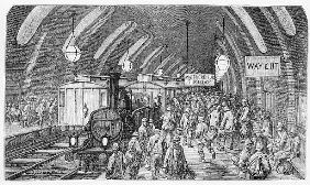The workmen''s train, from ''London, a Pilgrimage'', written by William Blanchard Jerrold (1826-94) 