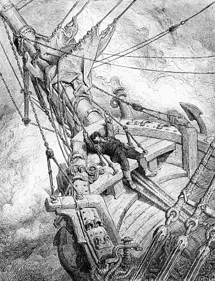 Vengeance is still required the Spirit of the South Pole for the murder of the albatross and the mar de Gustave Doré