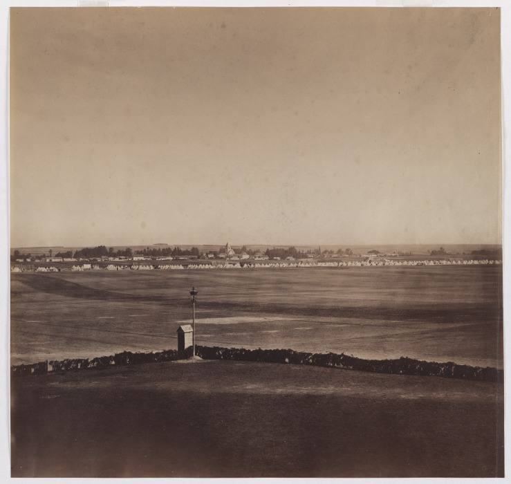 The field of maneuvers in Châlons-sur-Marne de Gustave Le Gray