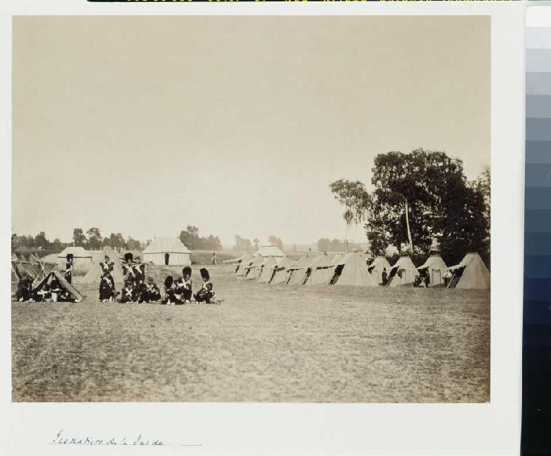 Manöver in Châlons-sur-Marne: 'Grenadiers de la Garde' de Gustave Le Gray