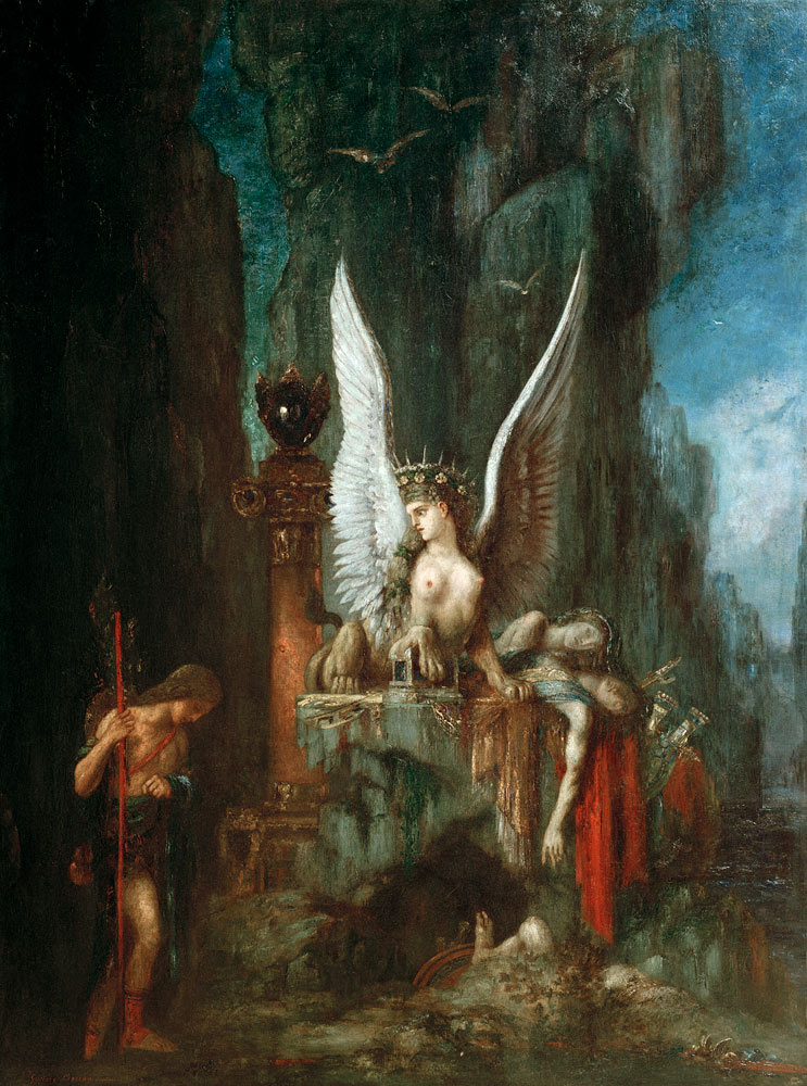 G. Moreau / Oedipe voyageur de Gustave Moreau