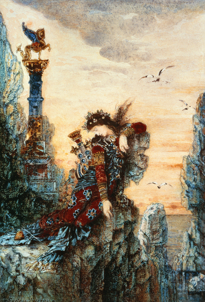 Sappho (b.c.650 BC) de Gustave Moreau