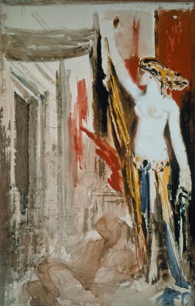 Moreau / Delilah / Watercolour de Gustave Moreau