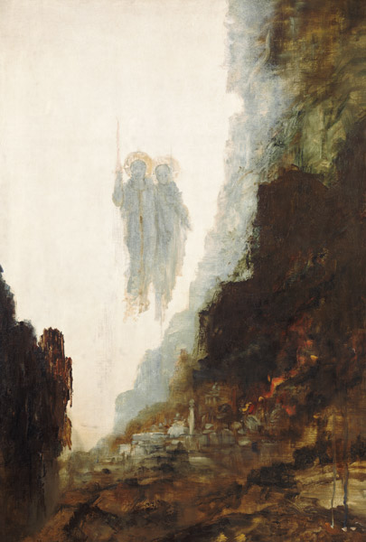 The angels of Sodom (detail) de Gustave Moreau