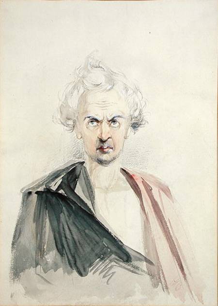 Self Portrait (pencil, wash & de Hablot Knight Browne