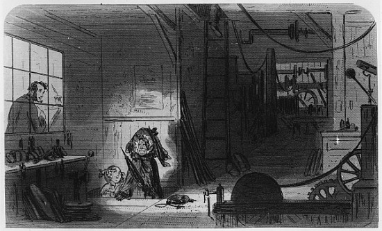 Visitors at the Works, illustration from ''Little Dorrit'' Charles Dickens de Hablot Knight (Phiz) Browne