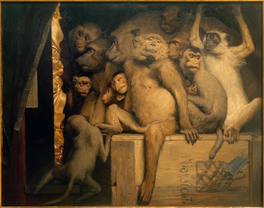 Monkeys as art critics de Haeckel Ernst
