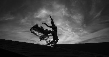 dance in black and white