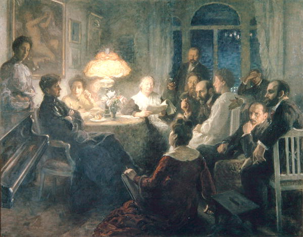 Friends, 1900-07 (oil on canvas)  de Hanna Pauli