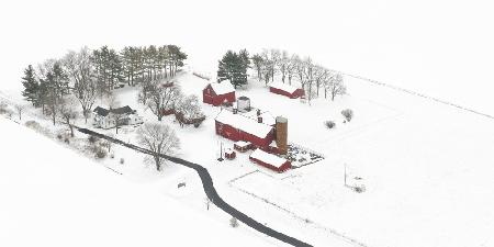 Fallen Snow on Stellwagen Farm