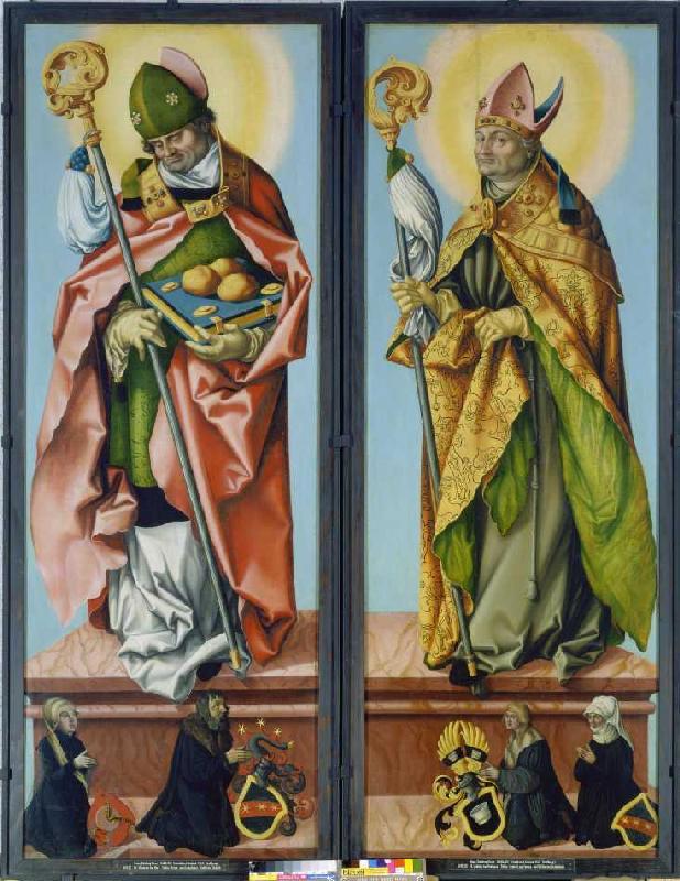 The hll. Nikolaus of Bari and Ludwig of Toulouse de Hans Baldung Grien