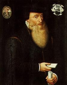 Portrait of the Johannes Oporinus. de Hans Bock d.Ä.