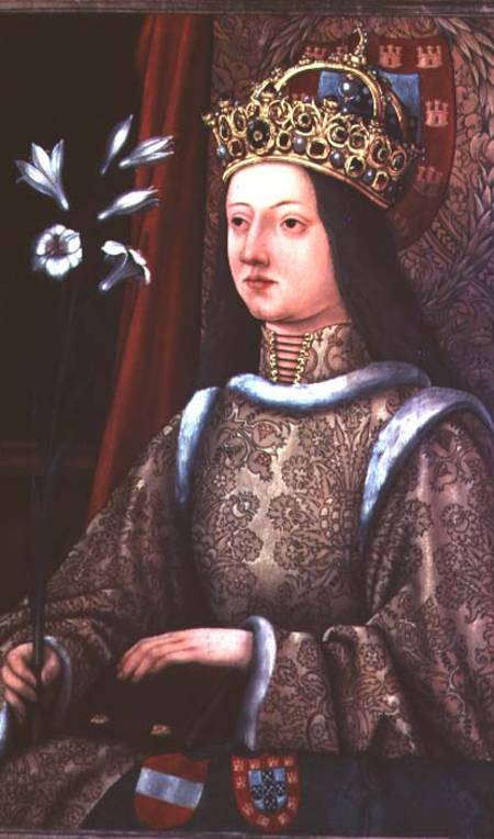 Queen Eleanor of Portugal (1434/37-67) wife of Frederick III (1415-93) (copy of lost original de Hans d. Ä Burgkmair