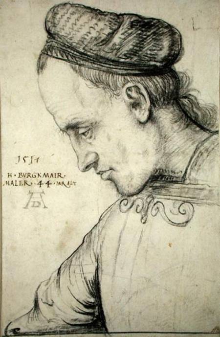 Self portrait de Hans d. Ä Burgkmair
