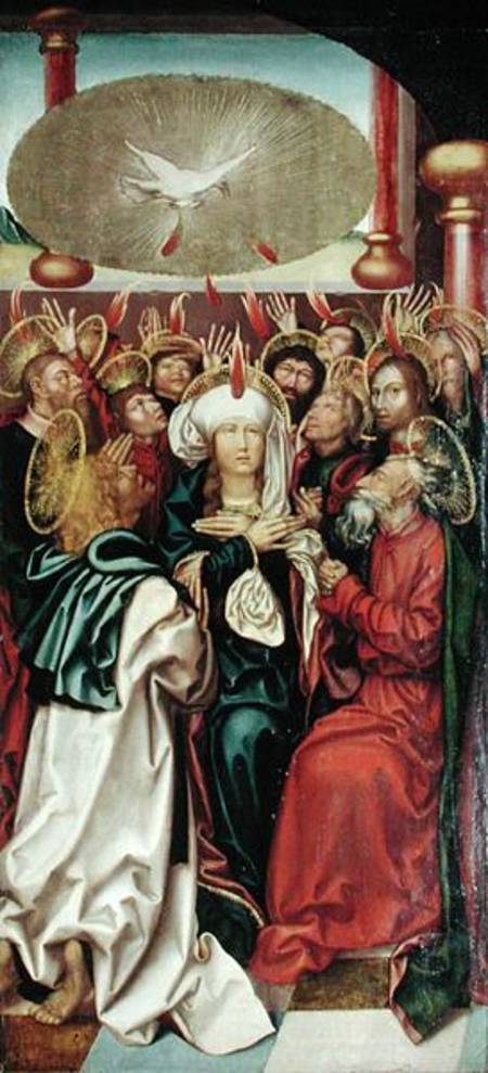 Bugnon Altarpiece: Pentecost de Hans Fries