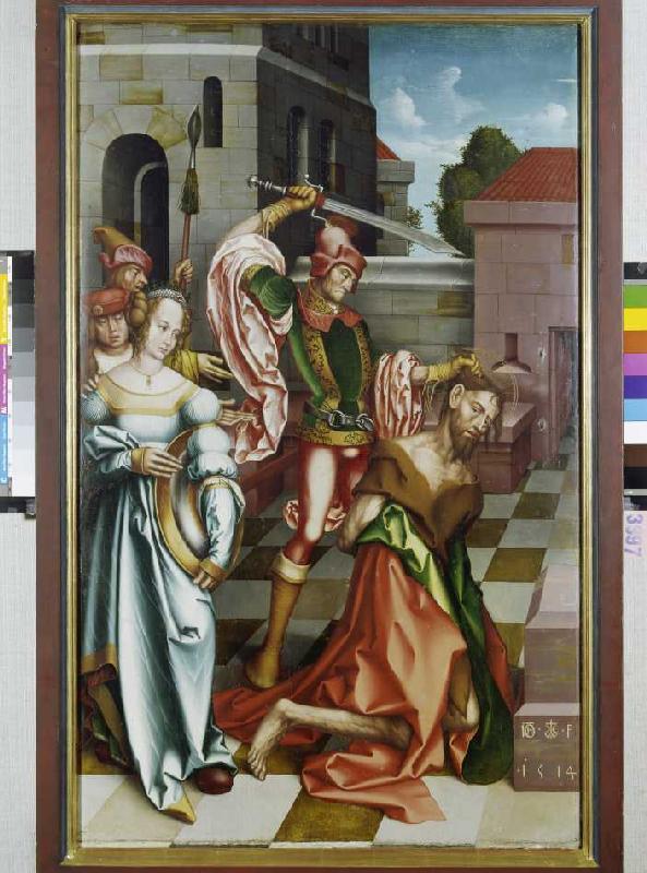 The decapitation of Johannes of the Täufers. de Hans Fries