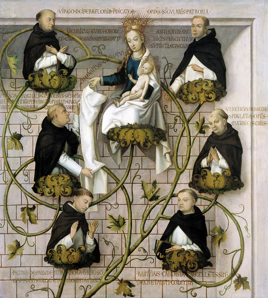 Lineage of the Dominican Order de Hans Holbein d. Ä.