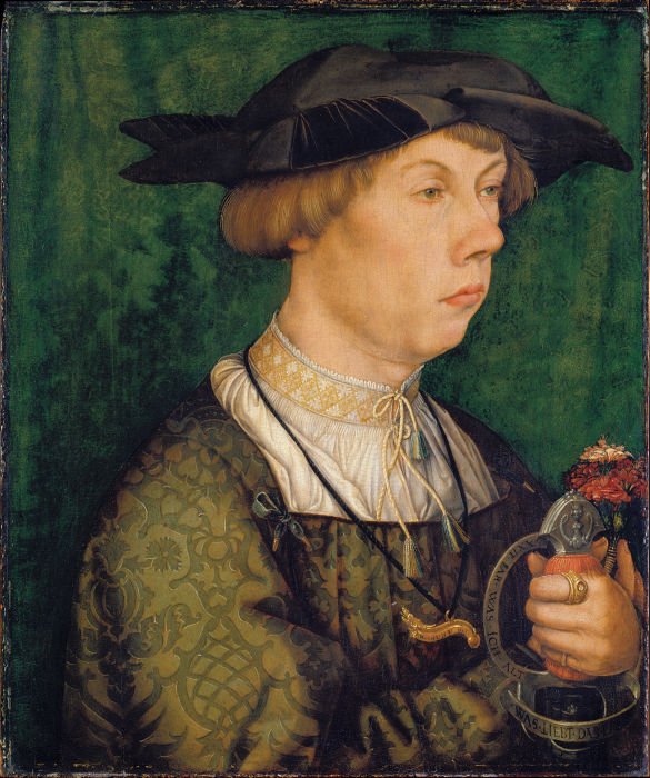 Portrait of a Member of the Weiss Family of Augsburg de Hans Holbein d. Ä.
