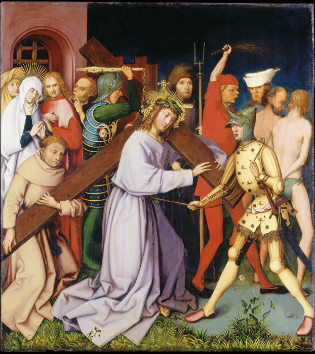 Bearing of the Cross, (Entombment Destroyed) de Hans Holbein d. Ä.