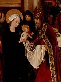 The curtailment of the Jesusknaben (detail) of Wei de Hans Holbein el Anciano