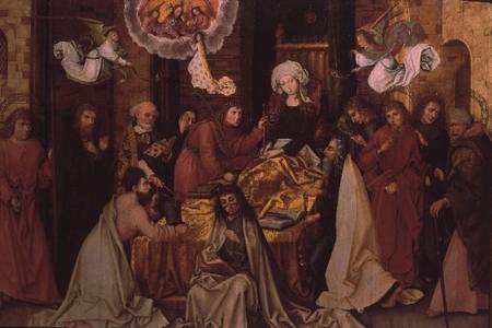 The Death of the Virgin de Hans Holbein el Anciano