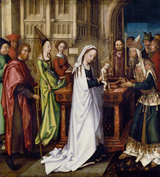 Depiction of Christ in the Temple de Hans Holbein el Anciano