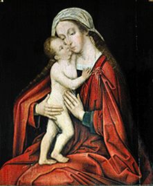 Madonna with child de Hans Holbein el Anciano