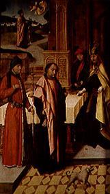 The victim of St. Joachim. Weingartner altar in th de Hans Holbein el Anciano