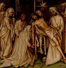Undertow. gray passion: The Descent from the Cross de Hans Holbein el Anciano
