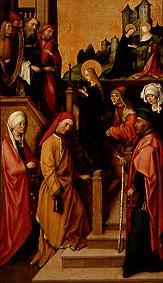 Temple walk Mariae Weingartner altar in the cathed de Hans Holbein el Anciano