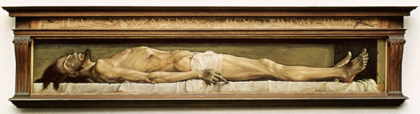 Jesús muerto en la tumba de Hans Holbein (el Joven)