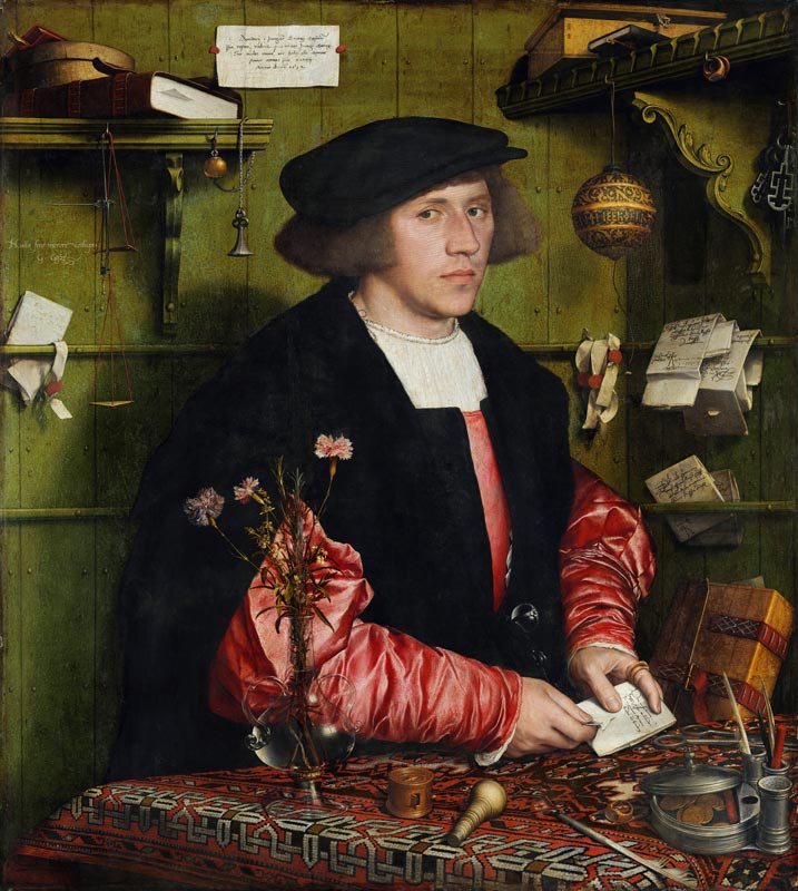 Retrato del mercader Gisze de Hans Holbein (el Joven)