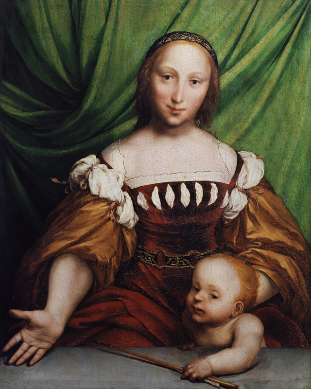 Venus and Amor de Hans Holbein (el Joven)