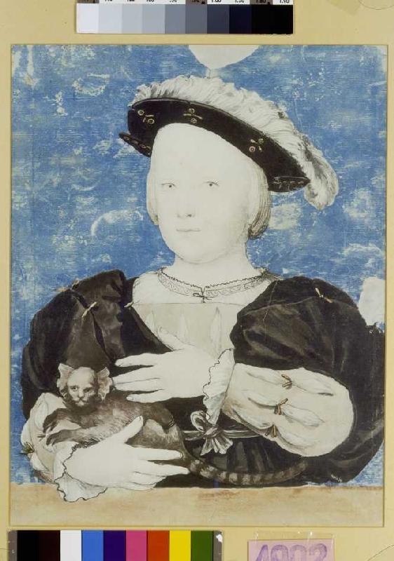 Portrait of the prince Edward. de Hans Holbein (el Joven)