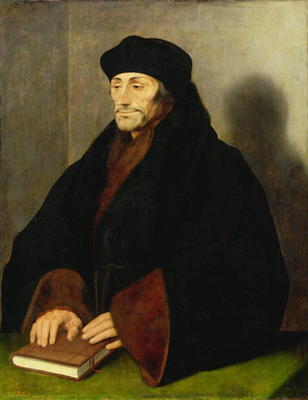 Erasmus of Rotterdam (oil on canvas) de Hans Holbein (el Joven)