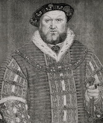 Henry VIII (1491-1547) (engraving) de Hans Holbein (el Joven)