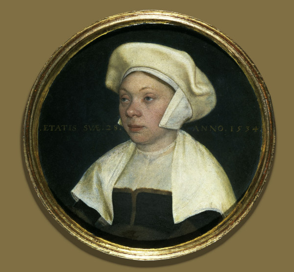 H.Holbein d.J., Gattin des Hofbedienst. de Hans Holbein (el Joven)