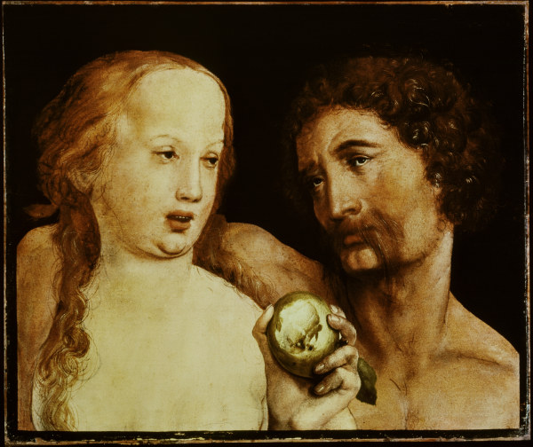H.Holbein th.Y., Adam and Eve de Hans Holbein (el Joven)