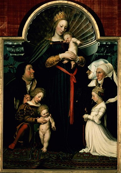 Madonna of the Burgermeister Meyer de Hans Holbein (el Joven)