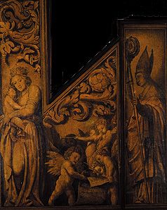 Maria with the child and the St. Pantalus inside o de Hans Holbein (el Joven)