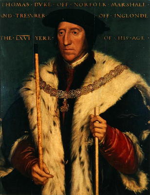 Thomas Howard, 3rd Duke of Norfolk (oil on canvas) de Hans Holbein (el Joven)