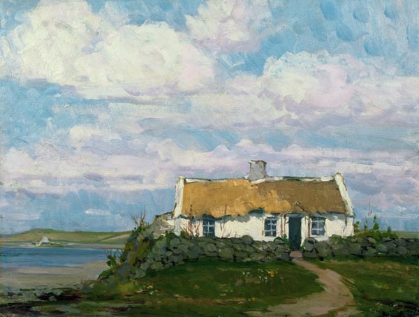 Irish country house at the coast de Hans Iten