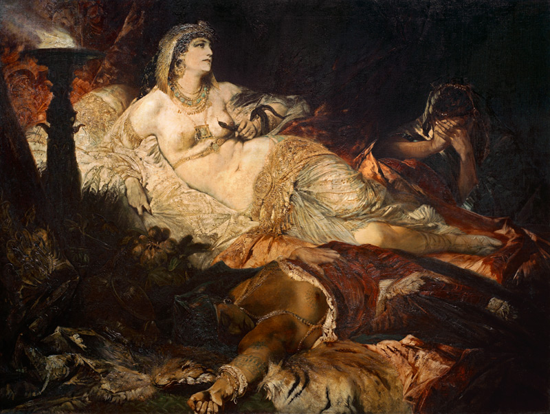 The Death of Cleopatra de Hans Makart