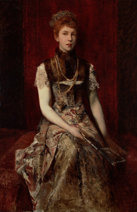 Portrait of Dora Fournier-Gabillon de Hans Makart