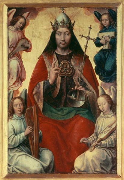 Heaven (From the Triptych of Earthly Vanity and Divine Salvation) de Hans Memling