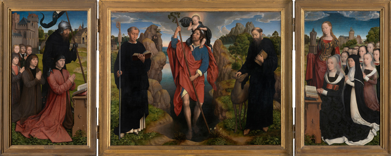 Triptych of Willem Moreel de Hans Memling