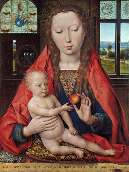 Madonna and Child, from The Diptych of Maerten van Nieuwenhove de Hans Memling