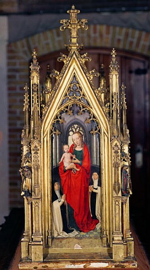 Virgin and Child, reverse of the Reliquary of St. Ursula de Hans Memling